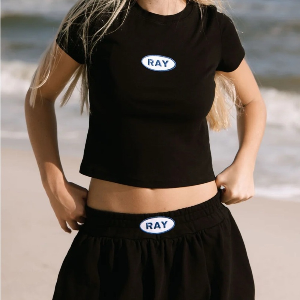 Black Two-Piece ray set (BRAND NEW NEVER WORN WITH TAGS)